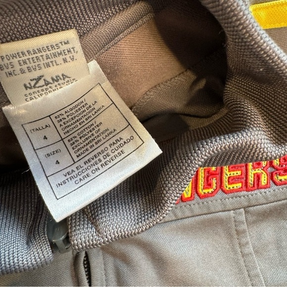 90’s vintage Power Ranger size 4 youth Full Zip Track Jacket - Picture 5 of 6